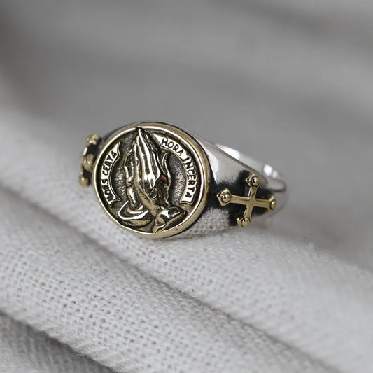 Gold Cross Ring