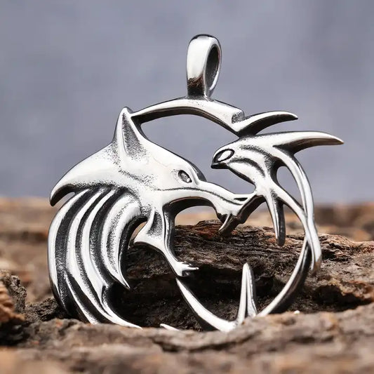White Wolf Necklace