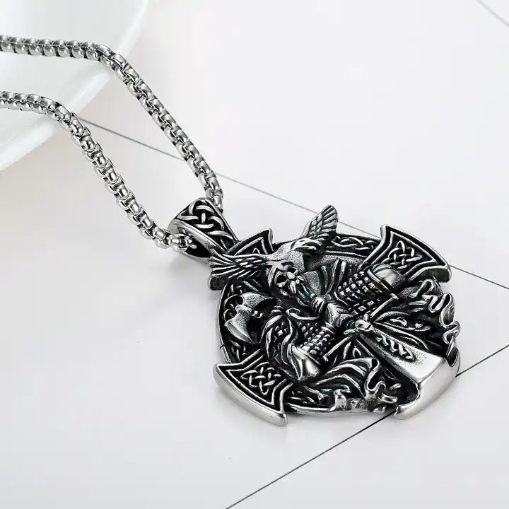Viking Cross Necklace