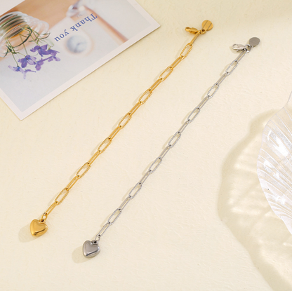 Heart Charms Bracelet