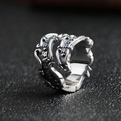 Retro Letter Ring