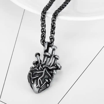 Petite Anatomical Heart Necklace