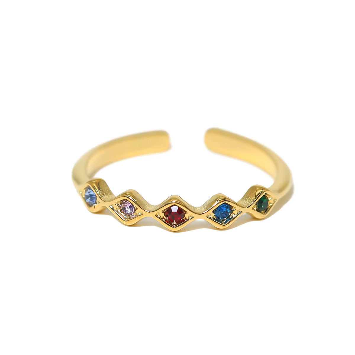Colorful Heart Ring