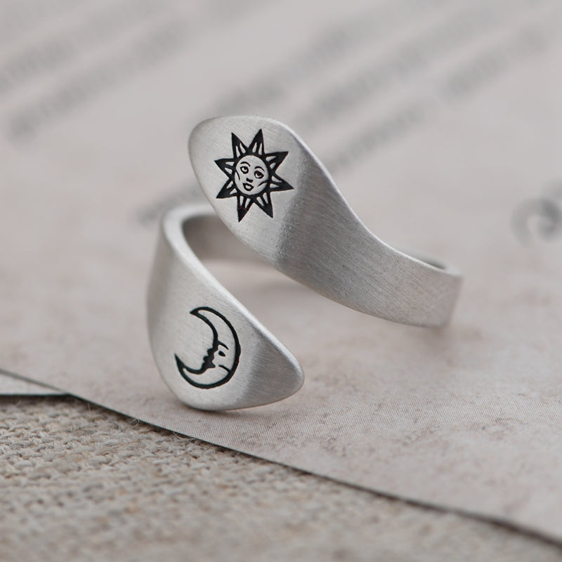 Sun Moon Adjustable ring