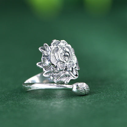 Peony Flower Ring
