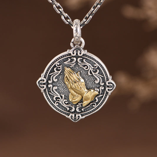 Prayer Hands Necklace