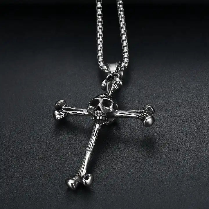 Skull Cross Necklace