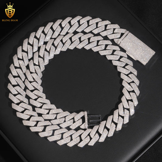 VVS Moissanite Miami Cuban Link Chain