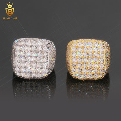 Iced-out ring