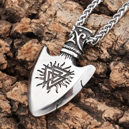 Spearhead Valknut Pendant