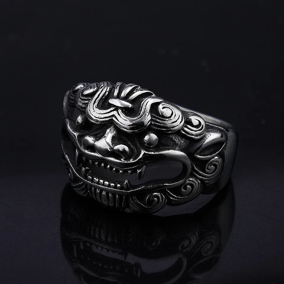 Pixiu Good Luck Ring