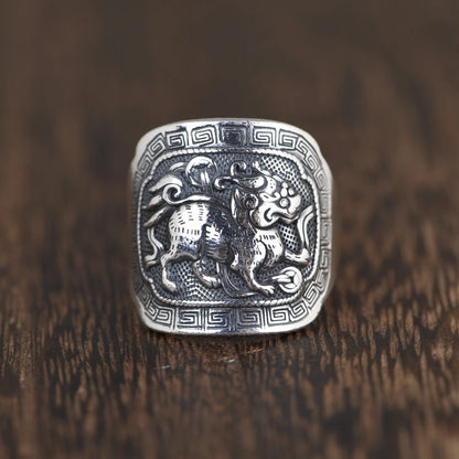 Sterling Unicorn Ring