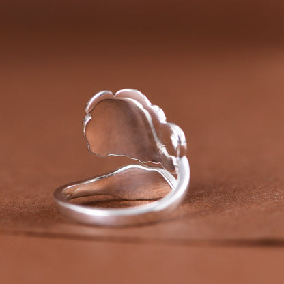 Peony agate Ring