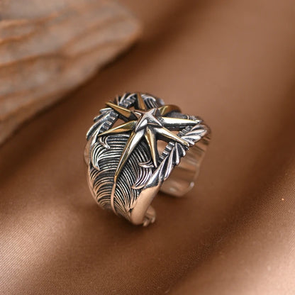 Gold Star Ring
