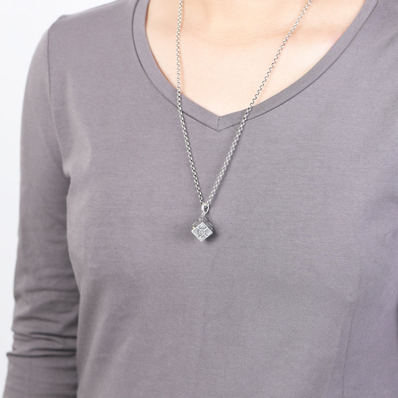 Distinctive Design Square Necklace