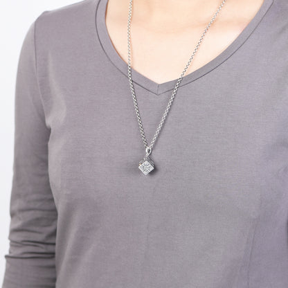 Distinctive Design Square Necklace