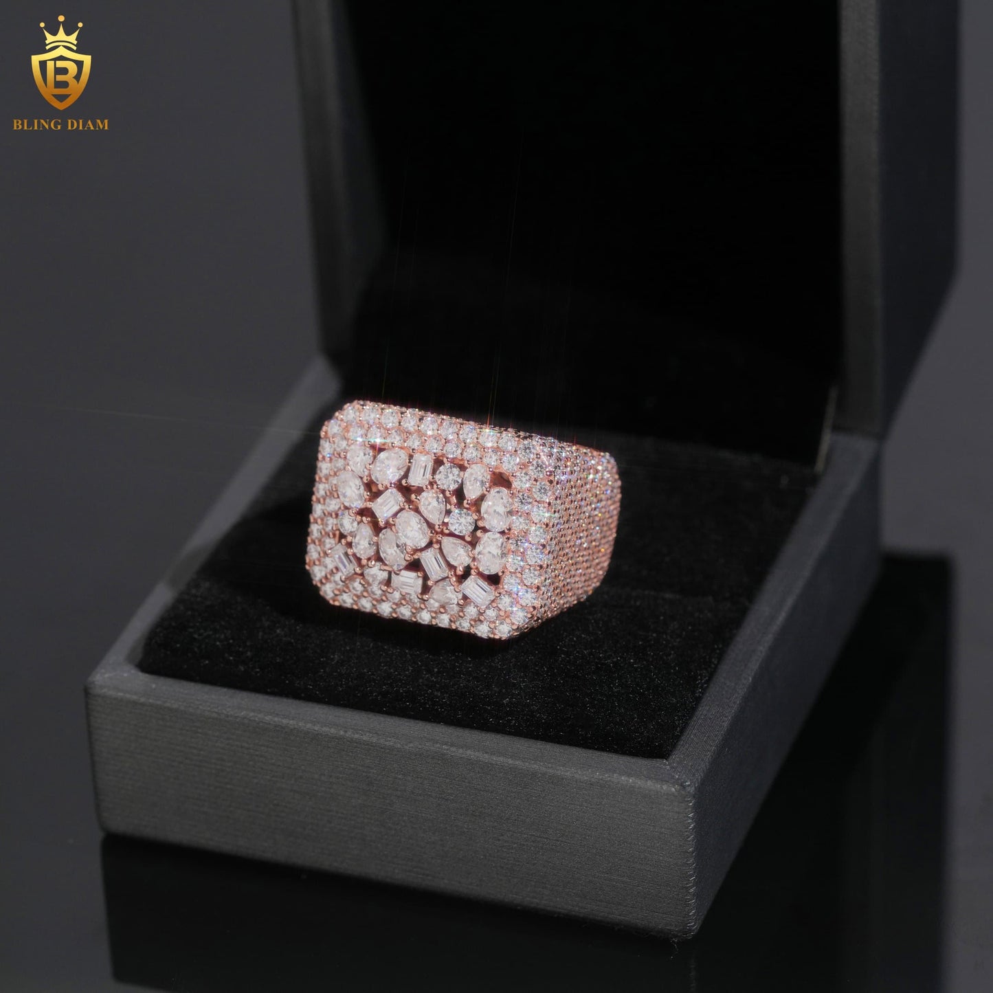 rectangle sharp-edged ring