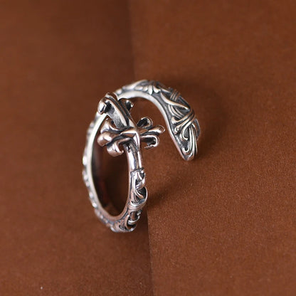 Woven Cross Ring