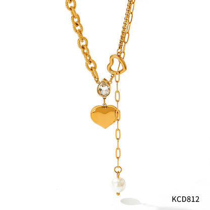 Heartstring Drop Necklace