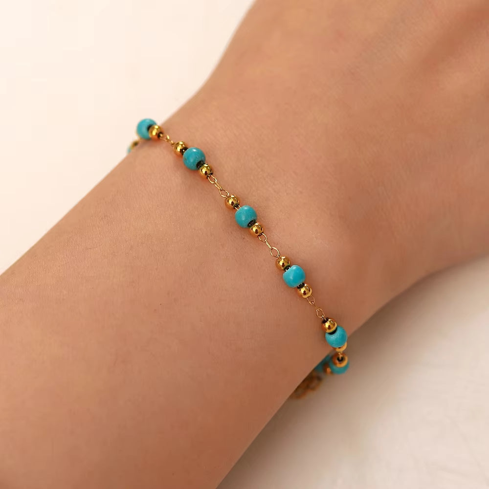 Chain Turquoise Bracelets