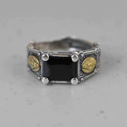 Black Zircon Ring