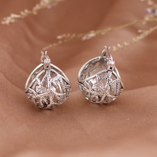 Branch design earrings