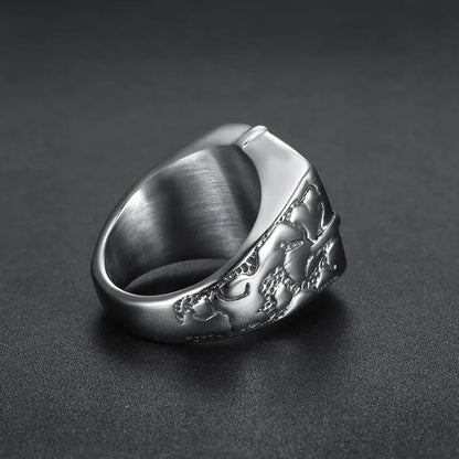 Gold Compass Ring