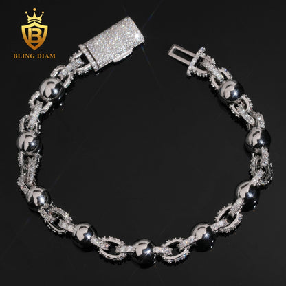 Cuban Link Moissanite Bracelet