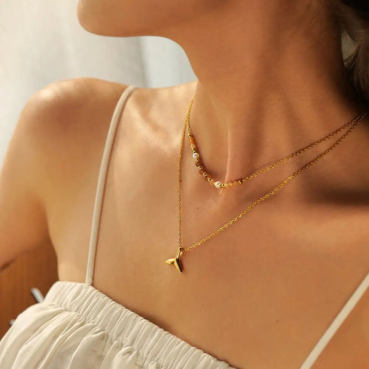 Layered Fishtail Necklace