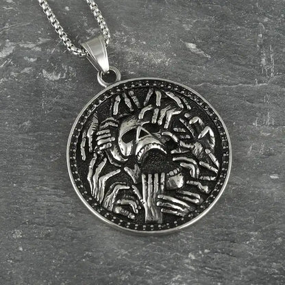 Skull Medallion Pendant