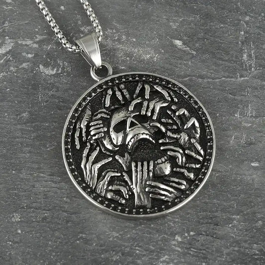 Skull Medallion Pendant