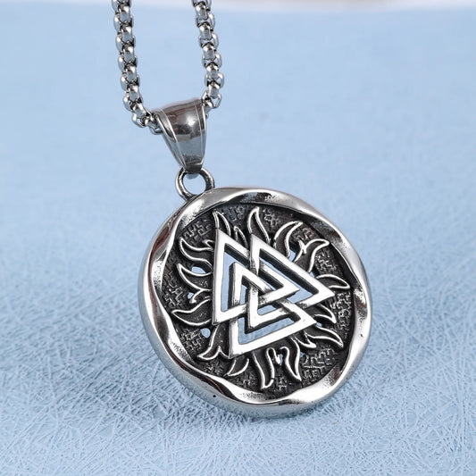 Valknut Sunburst Pendant