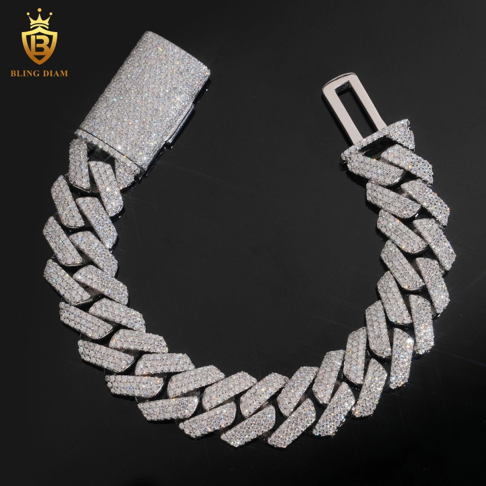 Moissanite Cuban Bracelet