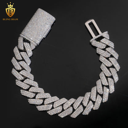 Moissanite Cuban Bracelet