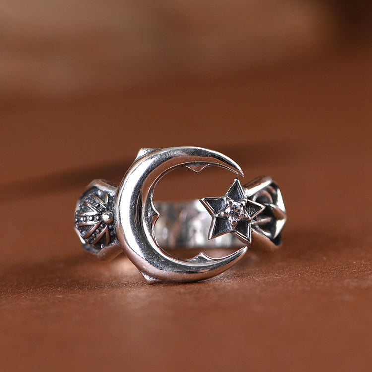 Star Crescent Ring