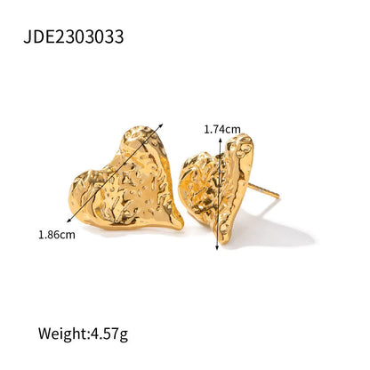 Irregular Heart Earrings