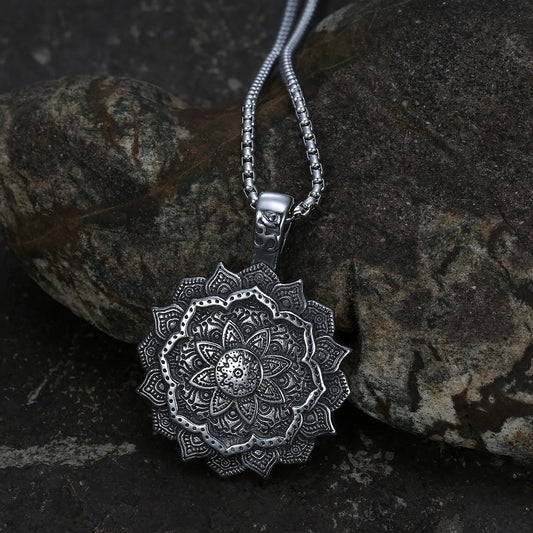 Lotus Mandala Pendant