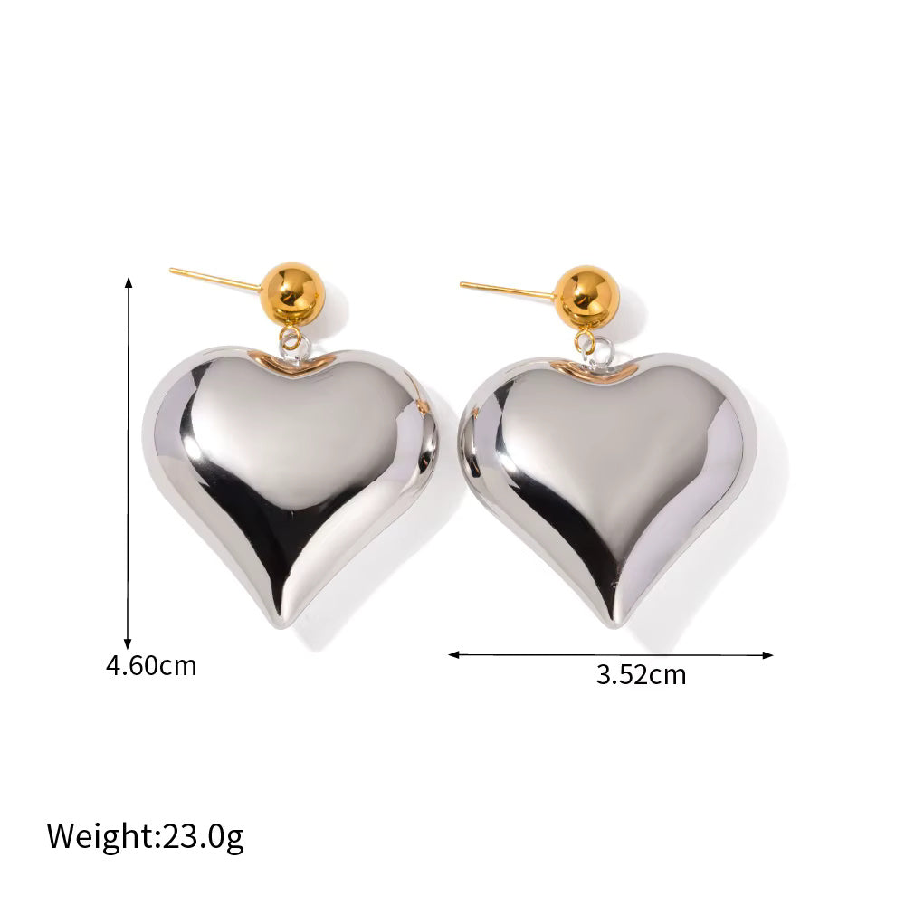 Heart Smooth Earrings