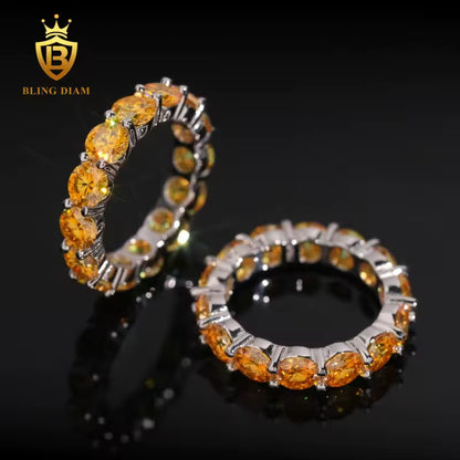 5mm full moissanite ring