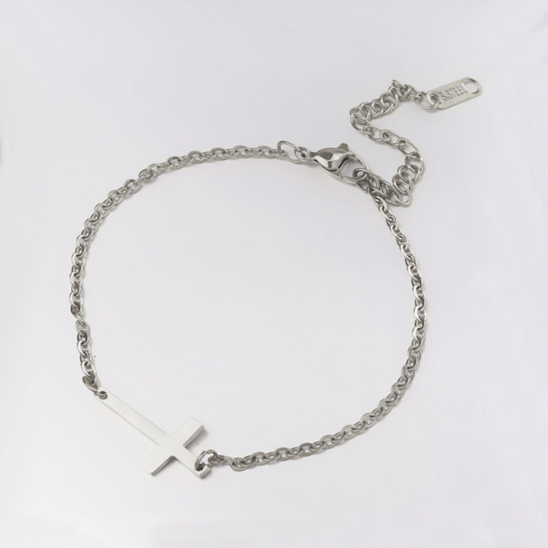 Charm Cross Bracelet