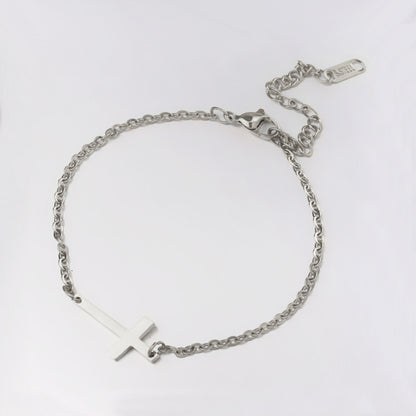 Charm Cross Bracelet
