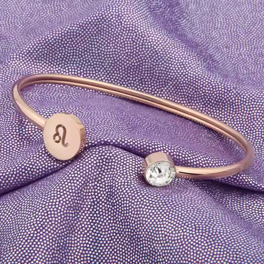 Crystal Zodiac Cuff