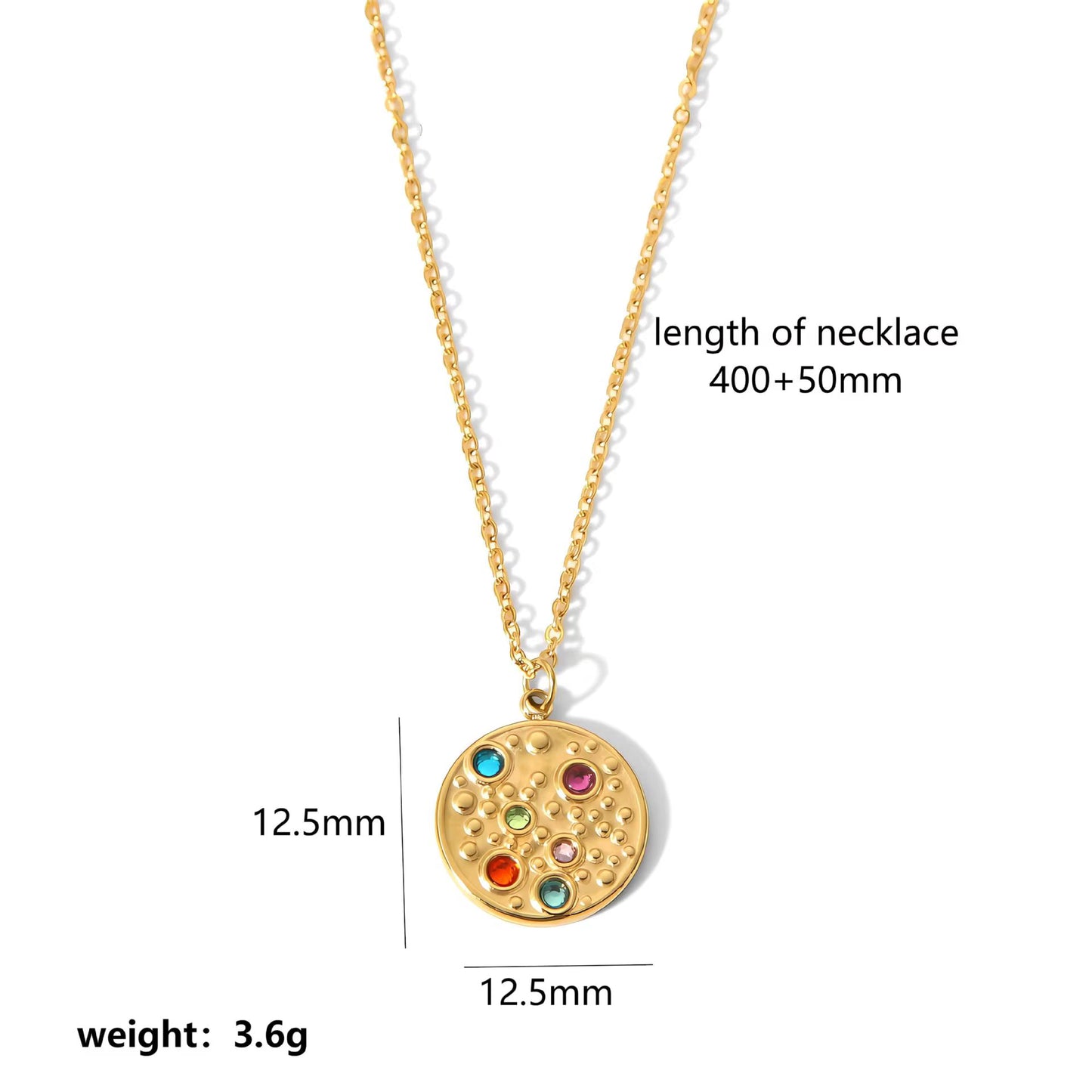 Gold Cosmos Necklace