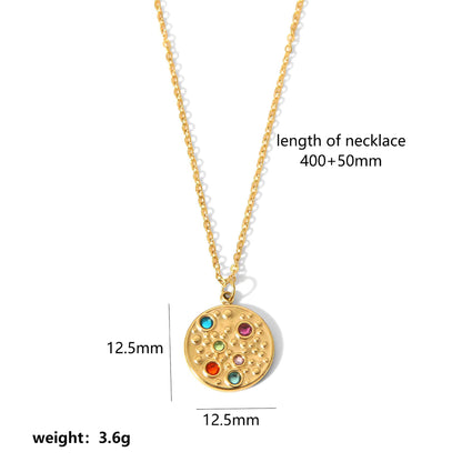 Gold Cosmos Necklace