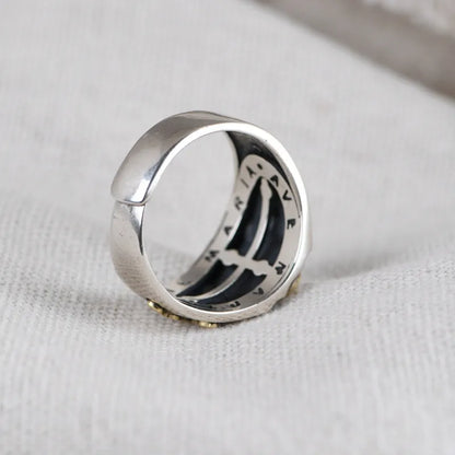 Silver Cross Ring