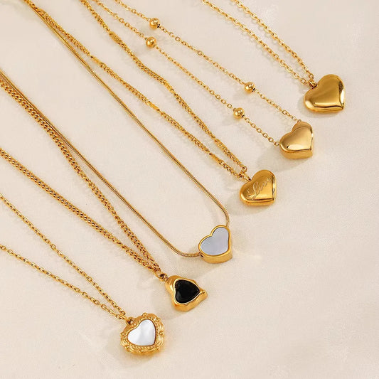 Golden Hearts Necklace