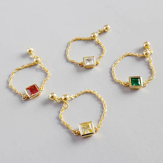 Rectangle Adjustable Chain Ring