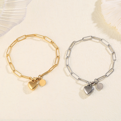 Heart Charms Bracelet