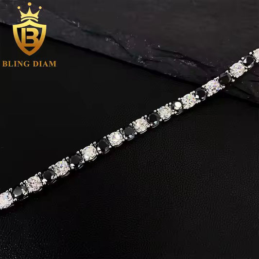 Two-tone Tennis Bracelet