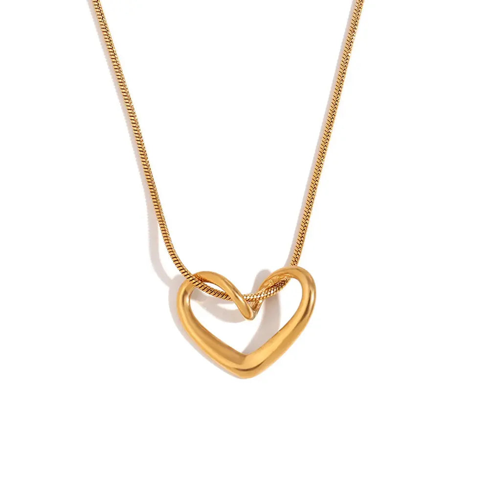 Linked Heart Necklace